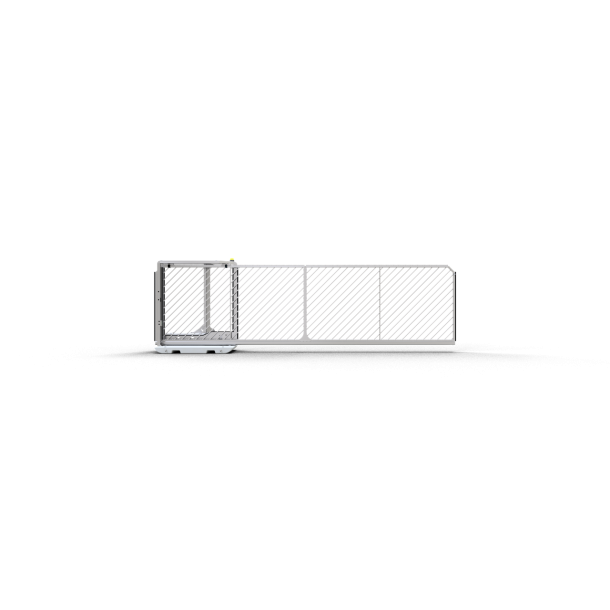 V-Gate | gennemgangsbredde: 5500 mm | dimensioner: 8750 x 1200 x 2360 mm | (transportst�rrelse 7750 x 1200 x 2360 mm) | rent mekanisk